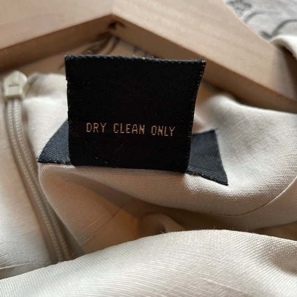 Moda Seta Vtg Silk Linen Blend Shift Dress - Picture 10 of 10